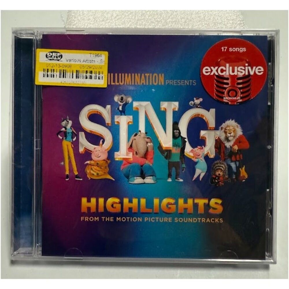 Sing! Highlights 2022 CD Target Exclusive Soundtrack Various Artists